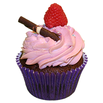 Schoko- Lavendel Cupcake